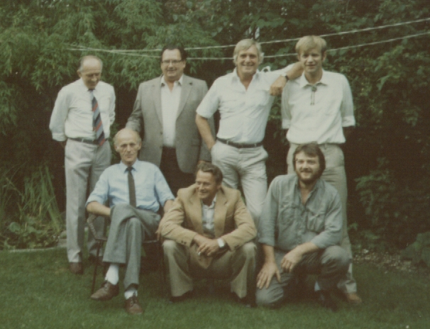 235.PNG - Børge, Svend, Flemming, Ebbe - Bent, Hans og Peter. 1985
