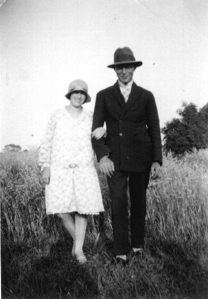 alfred-hilma.jpg - Hilma og Alfred ca.1928-1929