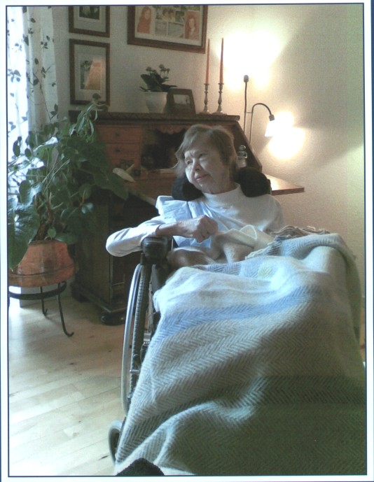lis-2008.jpg - Lis i sin stue på plejecentret Rytterkasernen.  Jan. 2008