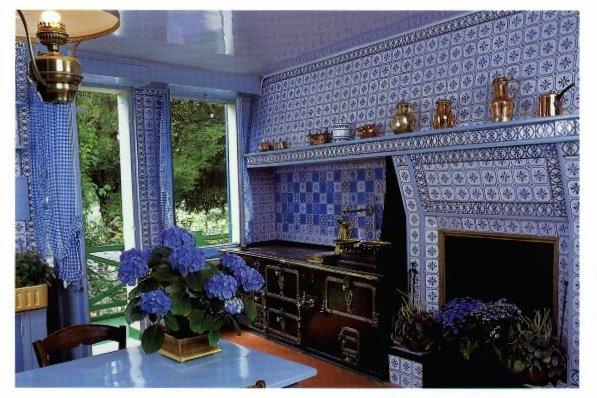 image2.jpg - Det blå køkken i Claude Monet's hus.